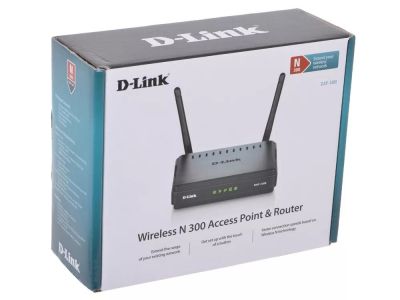 Точка доступа D-Link DAP-1360U (DAP-1360U/A1A) N300 10/100BASE-TX черный 